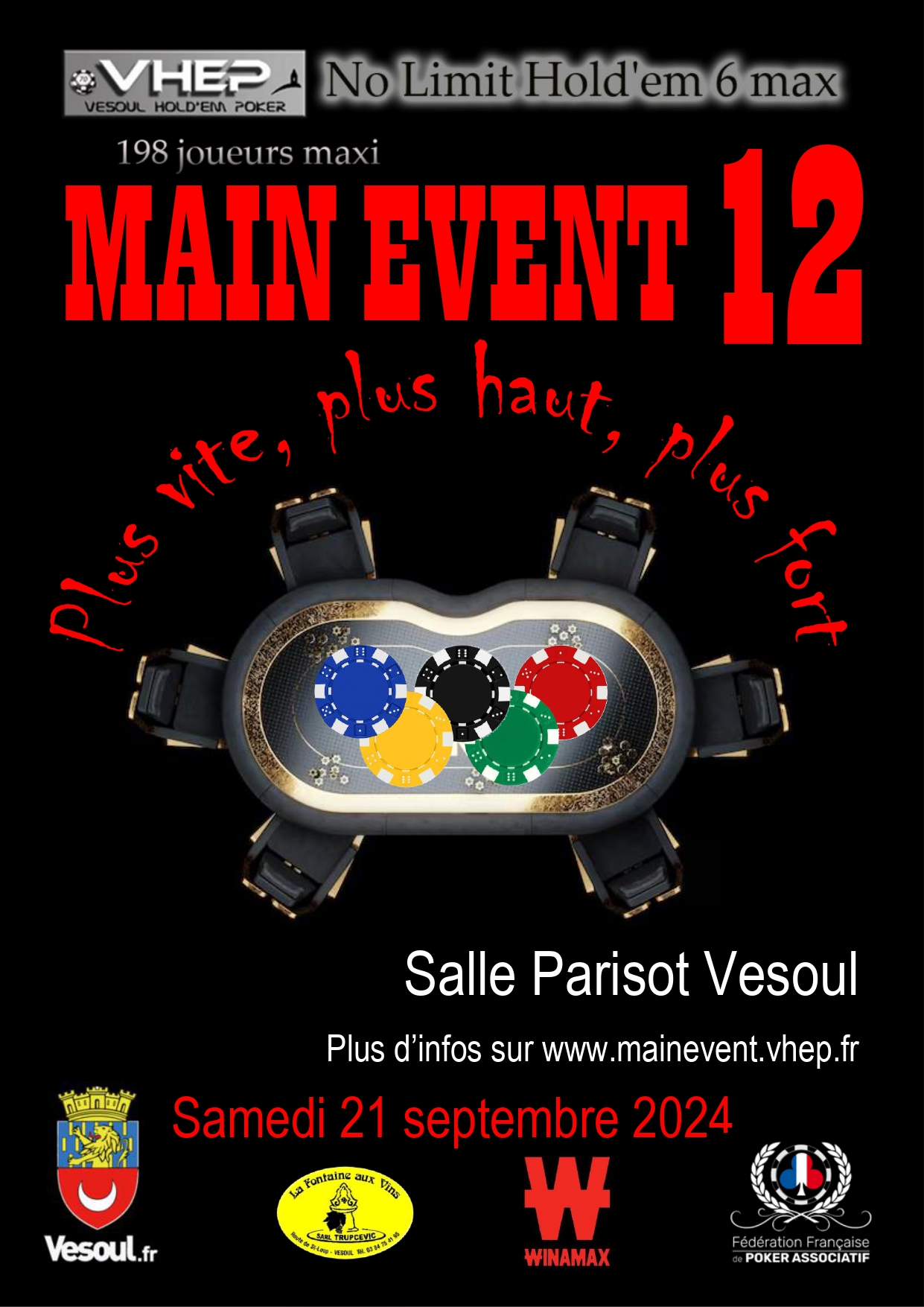 Affiche du Main Event